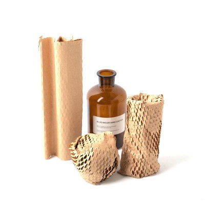 Disposable Natural Kraft Paper Rolled Honeycomb Padding